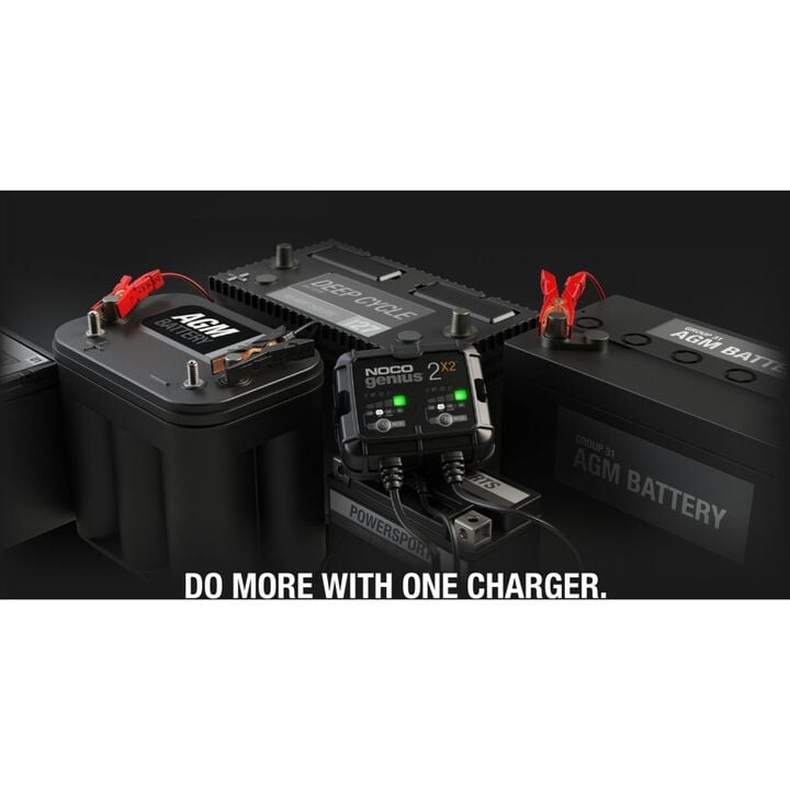 Noco 6V/12V 4A Multi-Voltage 2-Bank Smart Battery Charger, large image number 6