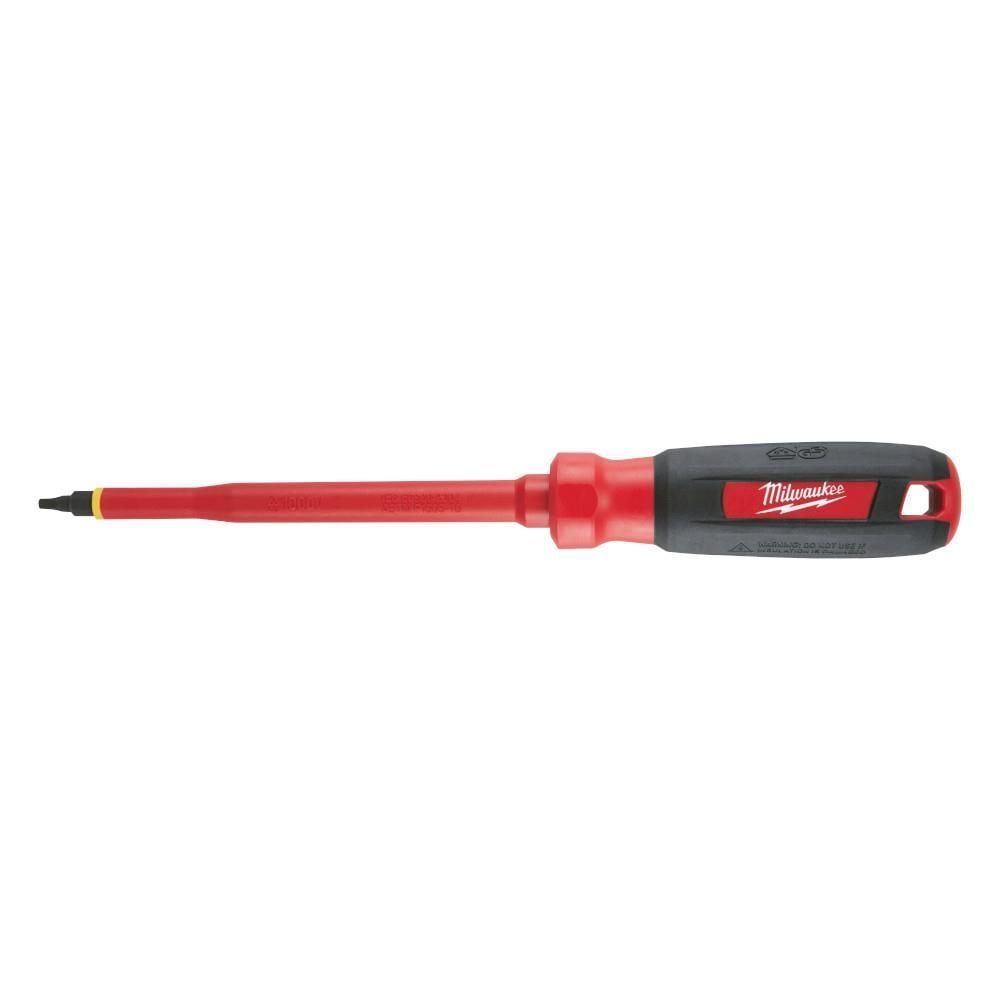 Milwaukee #3 Square 6 in. 1000V Insulated Screwdriver, large image number 1
