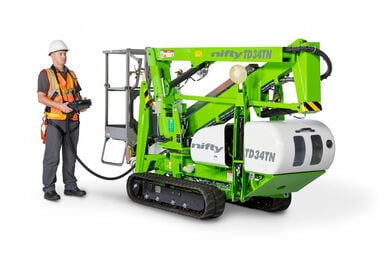 Niftylift 33.5' Boom Lift Track Drive Narrow with Telescopic Upper Boom - Diesel & AC Power, large image number 10