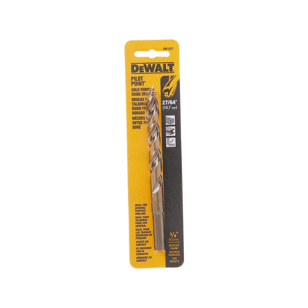 DEWALT 27/64 in. Pilot Point Drill Bit, large image number 4