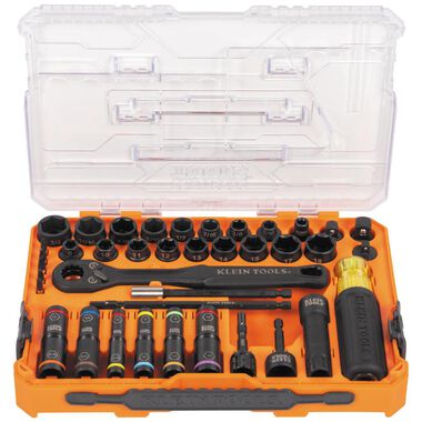 Klein Tools KNECT Impact Socket Set, 39 Pc