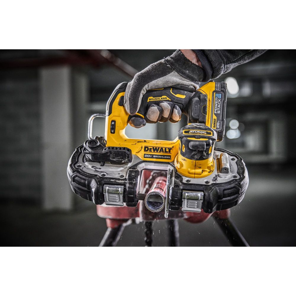 DEWALT ATOMIC 20V MAX Compact Bandsaw 1 3/4in with POWERSTACK Battery Kit, large image number 10