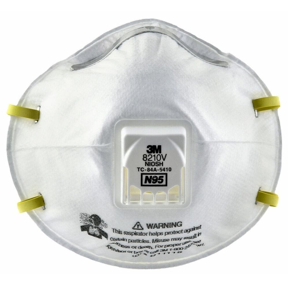 3M Cup Shaped Valved N95 Particulate Respirator - 10 Pack, large image number 5