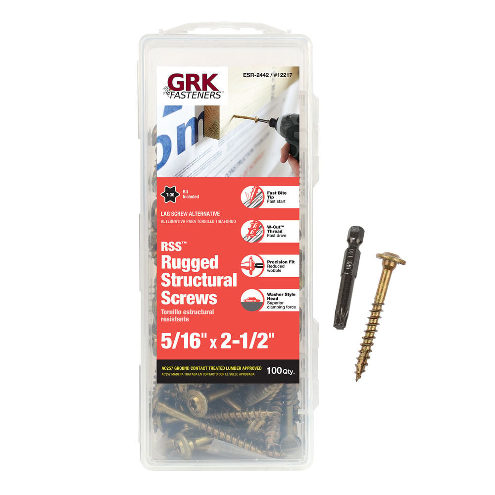GRK Fasteners RSS Screw Handy-Pak 5/16 x 2in1/2, large image number 1