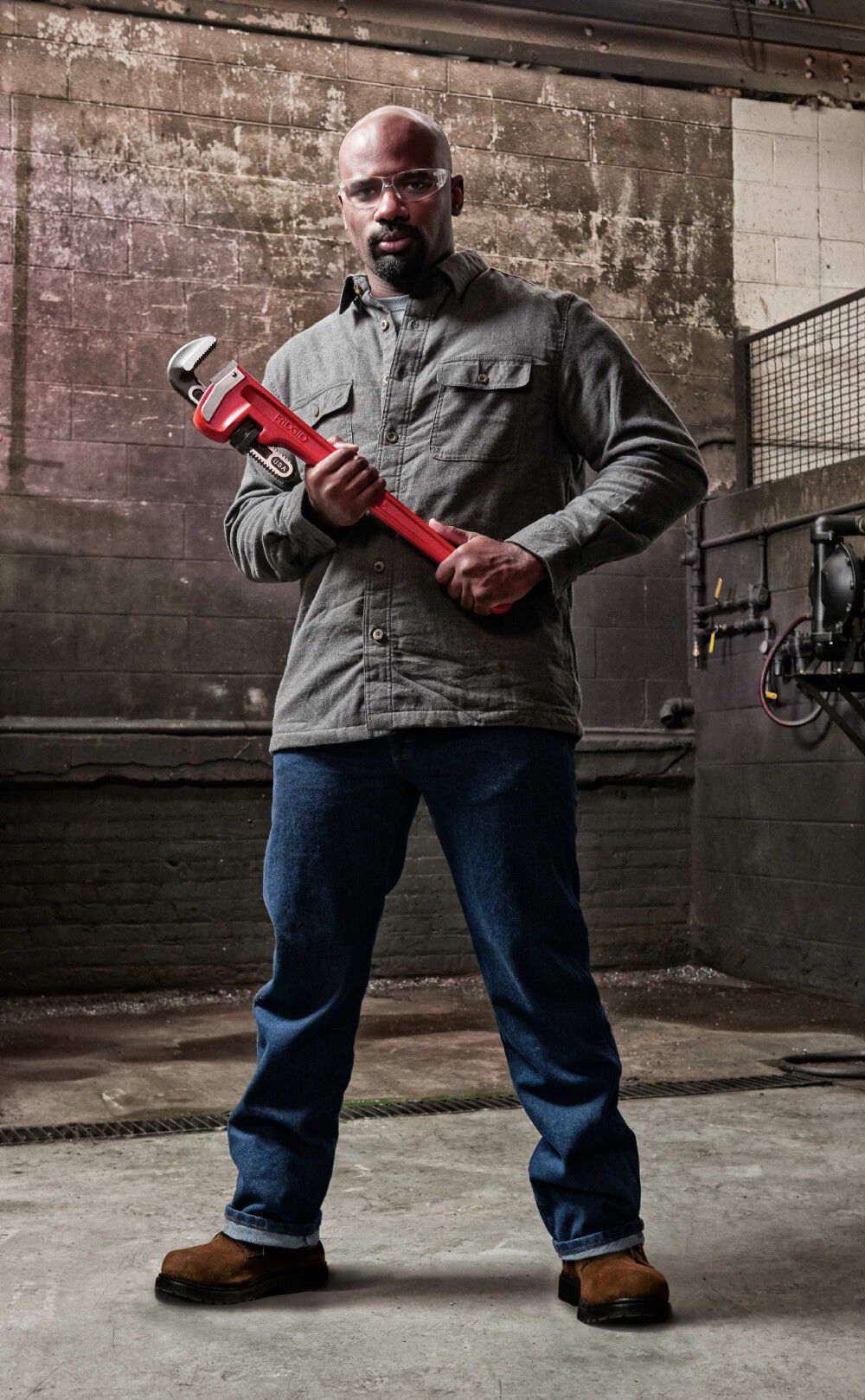 Ridgid 10 Inch Heavy-Duty Straight Pipe Wrench, large image number 8