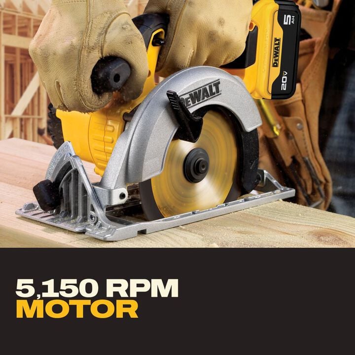 DEWALT 20V MAX Lithium Ion Circular Saw Kit, large image number 4