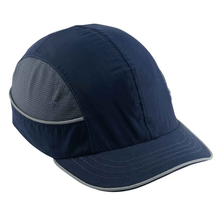 Ergodyne Skullerz 8950 Navy Short Brim Bump Cap Hat
