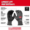 Milwaukee Cut Level 3 High Dexterity Nitrile Dipped Gloves with WEAR-DEFENSE Protection, small image number 2