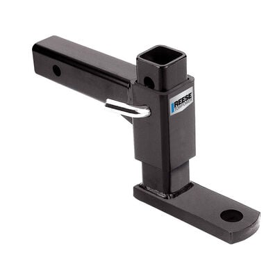 Reese 10.5in 5000 lbs Black Adjustable Trailer Hitch Ball Mount