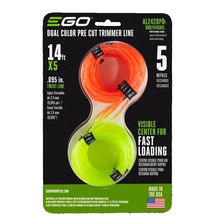 EGO POWER+ Dual Color Pre-Cut Trimmer Line