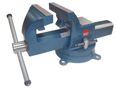 Bessey 5 Inch Drop Forged Bench Vise with Swivel Base, large image number 0