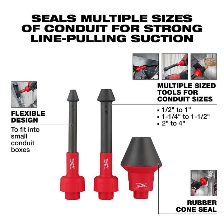 Milwaukee AIR-TIP Conduit Line Puller Kit, large image number 3