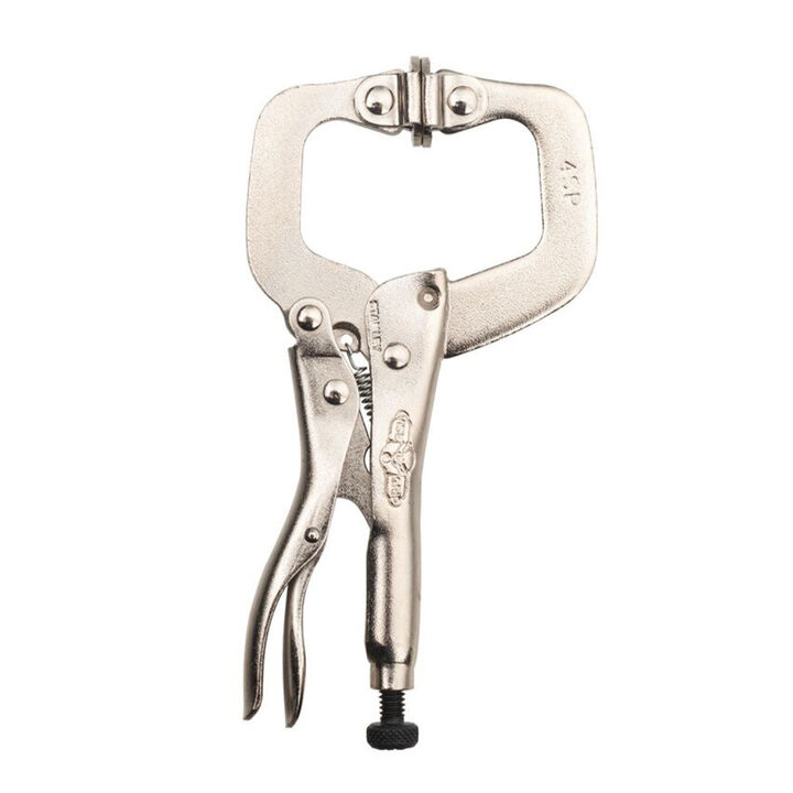 Stanley 4 Inch Swivel Tip C-Clamp Locking Pliers