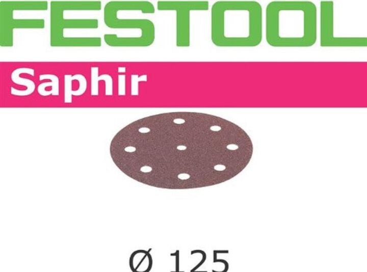 Festool Saphir P24 Grit Abrasives for ES 125 / ETS 125 / ROTEX RO 125 Sanders