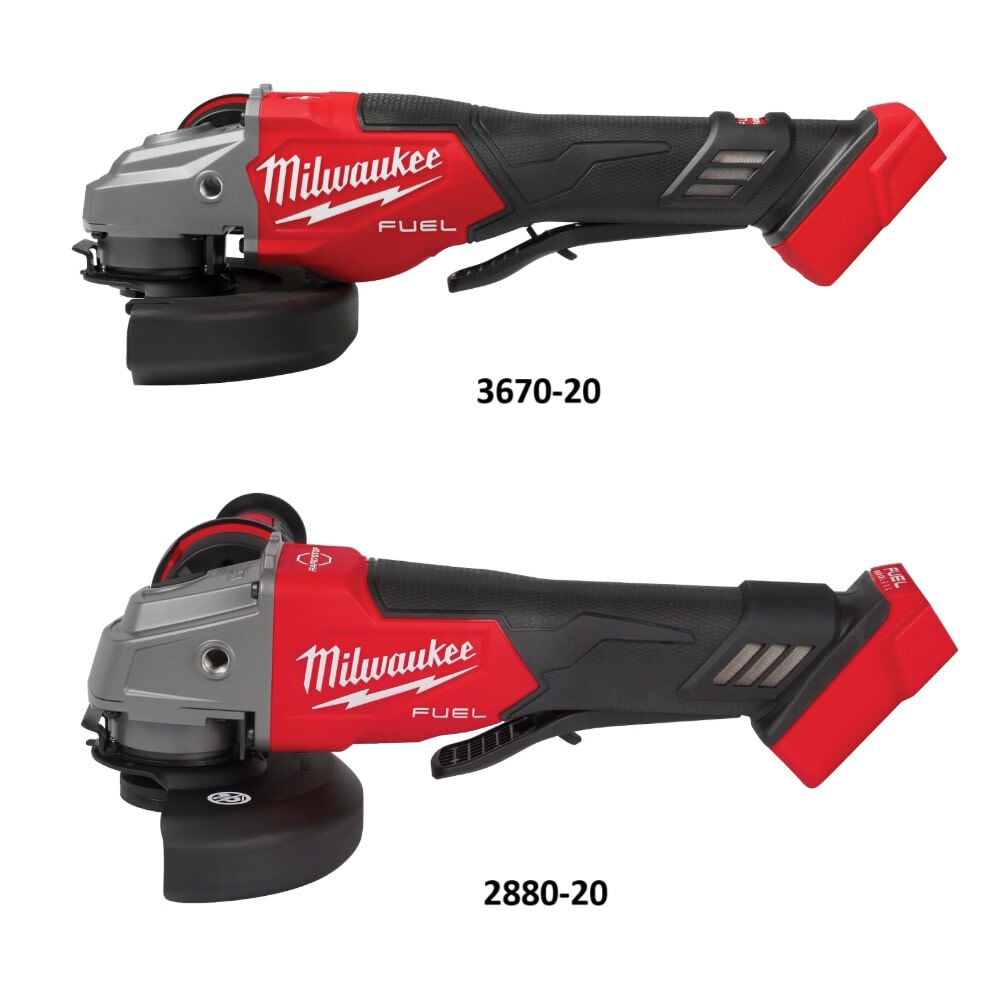 Milwaukee M18 4-1/2 Inch/6 Inch Grinder and 4-1/2 Inch Braking Grinder Bundle, large image number 2