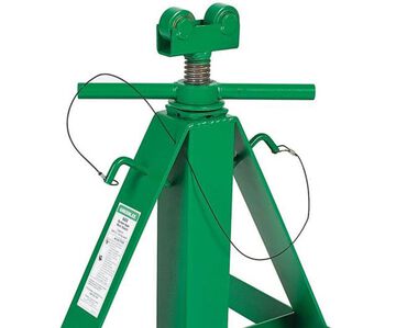 Greenlee 22 In to 54 In Screw Type Reel Stand, large image number 1
