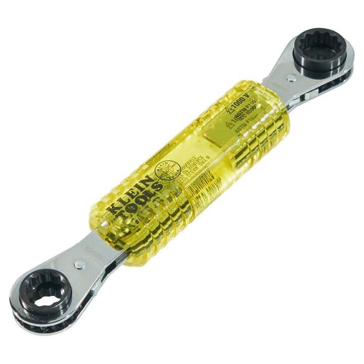 Klein Tools Lineman's Insulated 4-in-1 Box Wrench, large image number 9