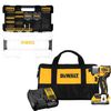 DEWALT 20V MAX* XTREME Brushless 1/4 Inch Impact Driver Drill Kit & Elite Series 100pc Drill Driver Set, small image number 1