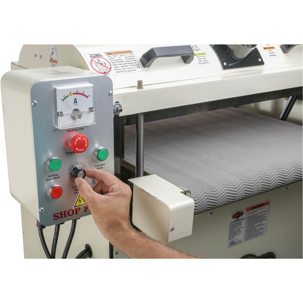 Shop Fox 26in Drum Sander 220V 5HP 1 Phase, large image number 2