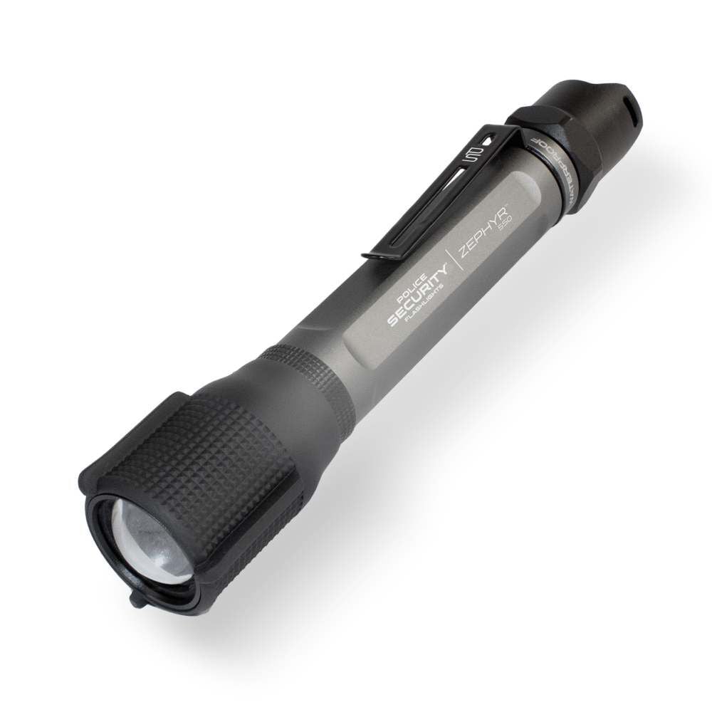 Police Security ZEPHYR 550 Lumens 2 AA Alkaline Battery Powered Flashlight – 97704