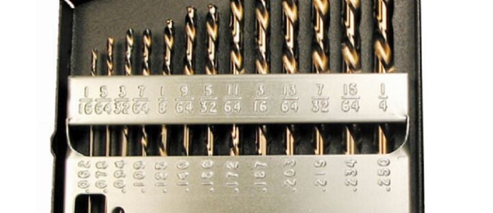 Viking Drill Type 240-AL Super Premium Ultra Bor Left-Hand Spiral 17 Piece Set, large image number 1