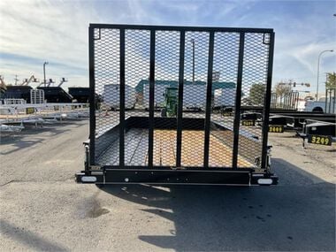 Doolittle Trailer Mfg Steel Sided Open Utility Trailer 14'x77in Tandem Axle HD Pro Toolbox, large image number 4