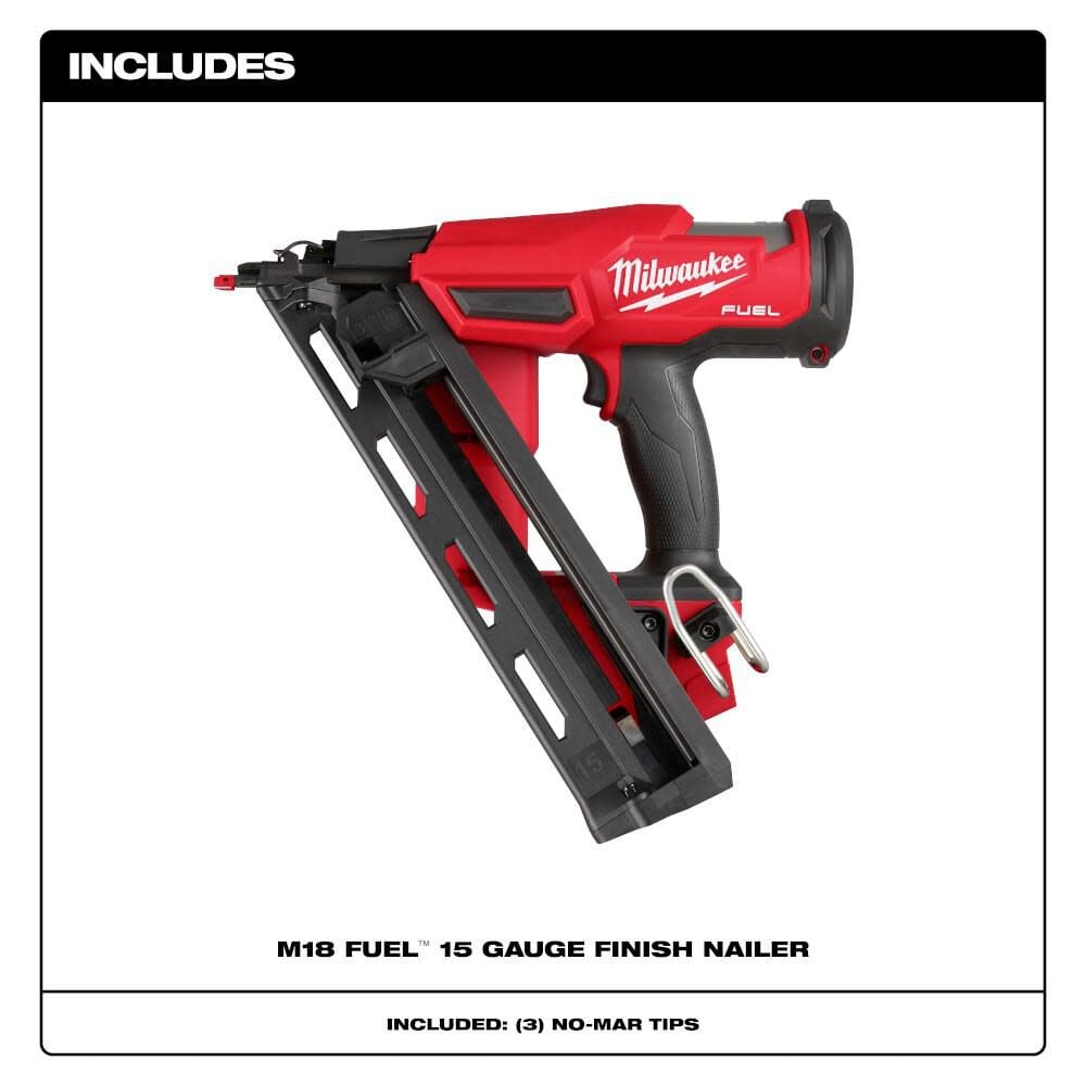 Milwaukee M18 FUEL 15 Gauge Finish Nailer (Bare Tool), large image number 3