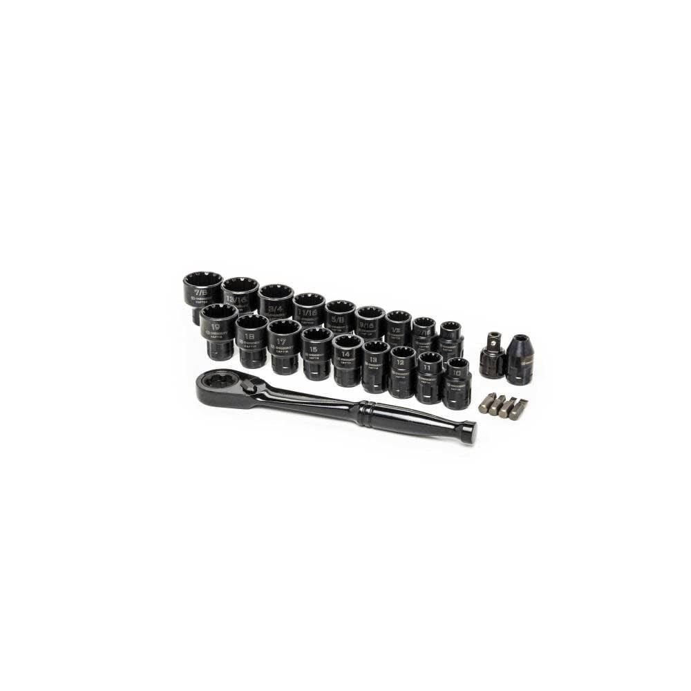 トラス3種セット　コイス Crescent 25 Pc 3/8in Drive Pass-Thru X6 Standard Spline