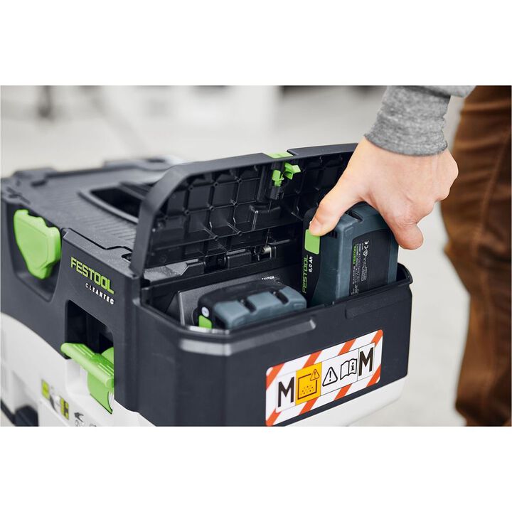 Festool Airstream 18V 8Ah Lithium Ion Power Tool Battery Pack with Fuel Indicator, large image number 3