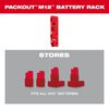 Milwaukee PACKOUT M12 Battery Rack, small image number 3