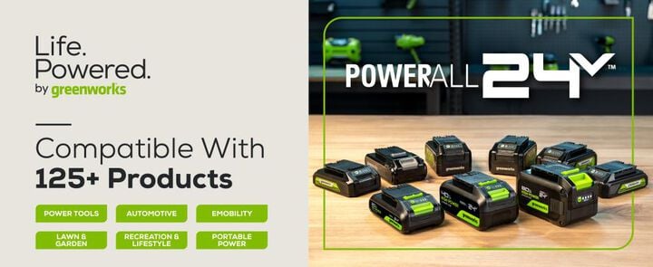Greenworks 24V Dual Port Battery Charger, large image number 2