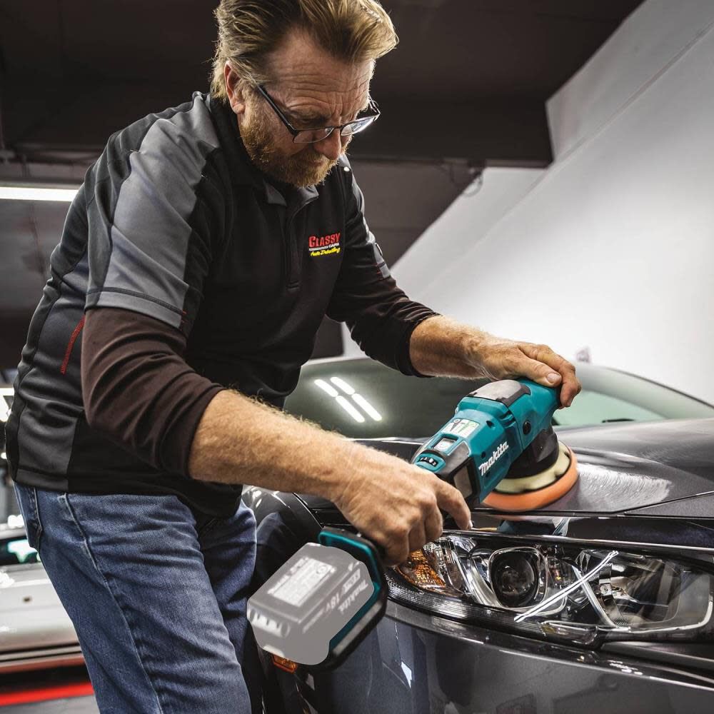 Makita 18V LXT 5in 6in Dual Action Random Orbit Polisher Bare Tool XOP02Z Acme Tools