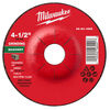 Milwaukee 4-1/2 Inch x 1/4 Inch x 7/8 Inch Masonry Grinding Wheel Type 27, small image number 1