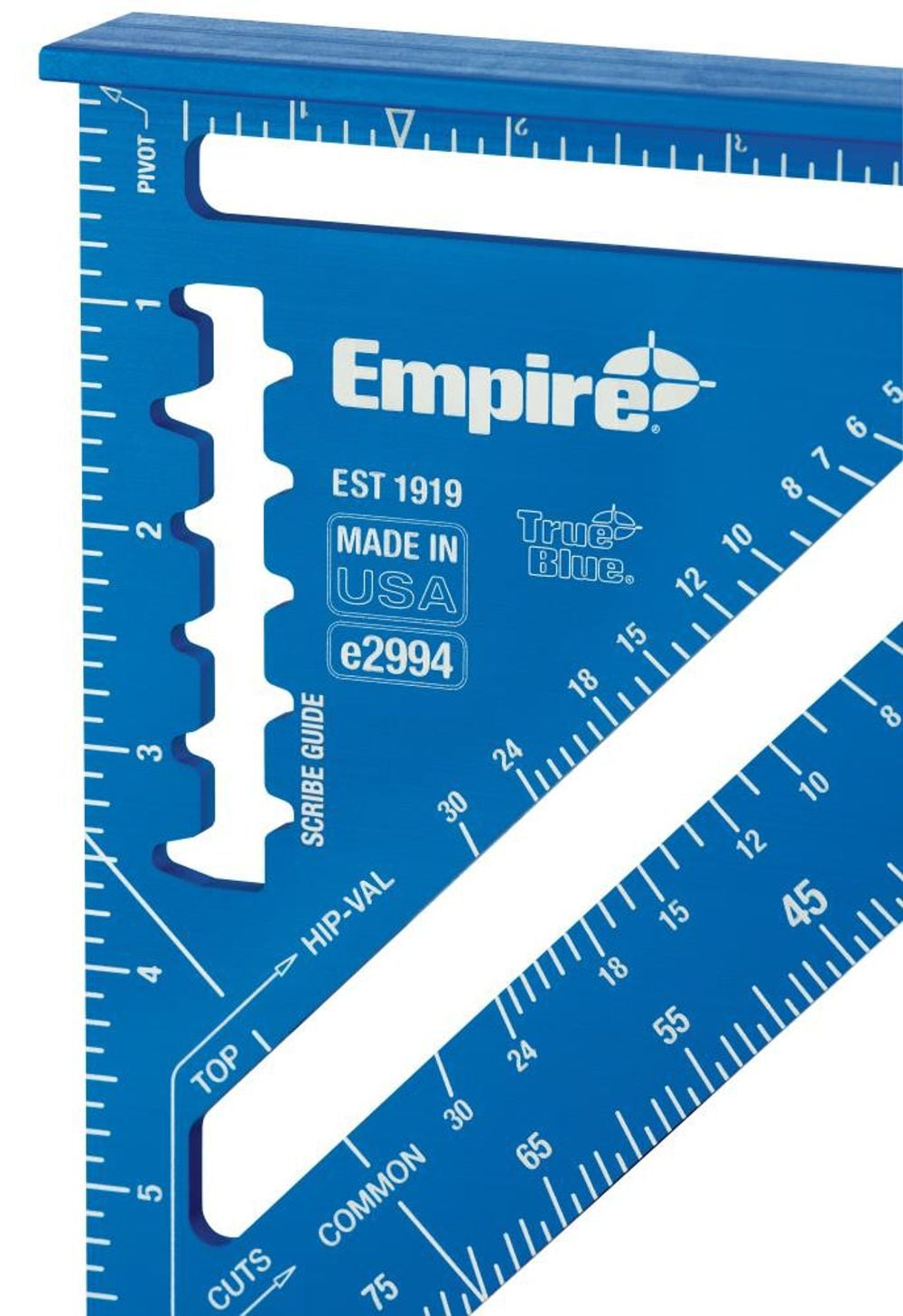 Empire Level 7 in. True Blue Laser Etched Rafter Square, large image number 4