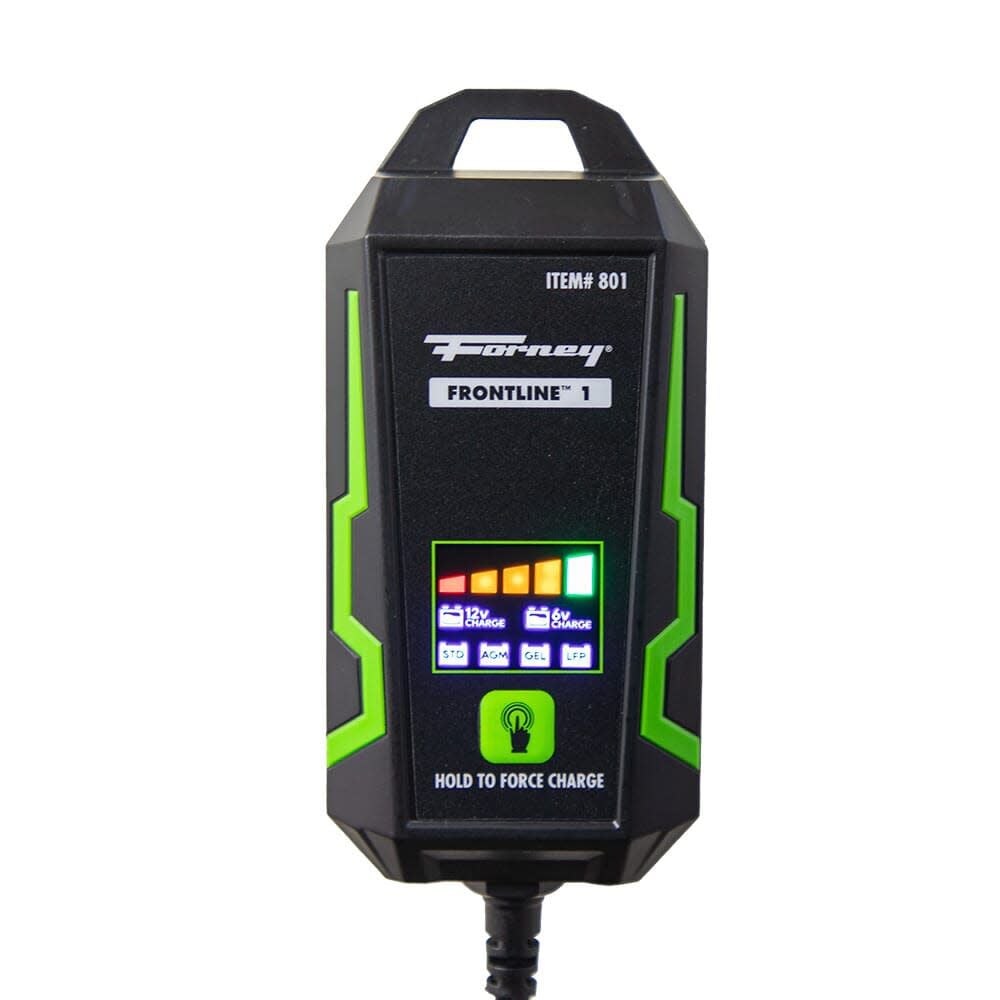 Forney Industries Frontline 120V 1A Smart Trickle Charger & Maintainer, large image number 2