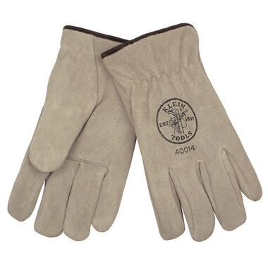 Klein Tools Suede Drivers Gloves Lined - Large