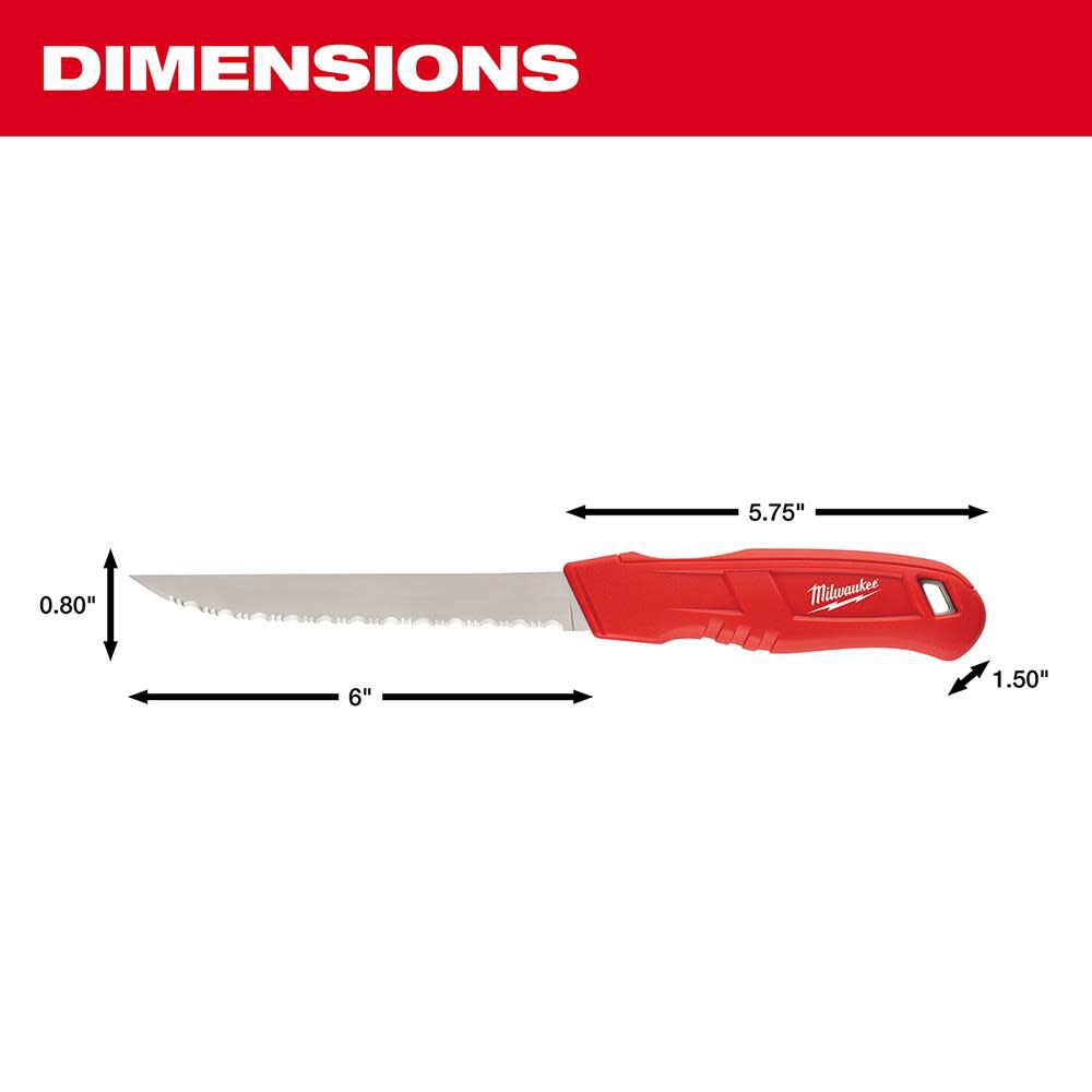 Milwaukee Serrated Insulation Knife, large image number 4