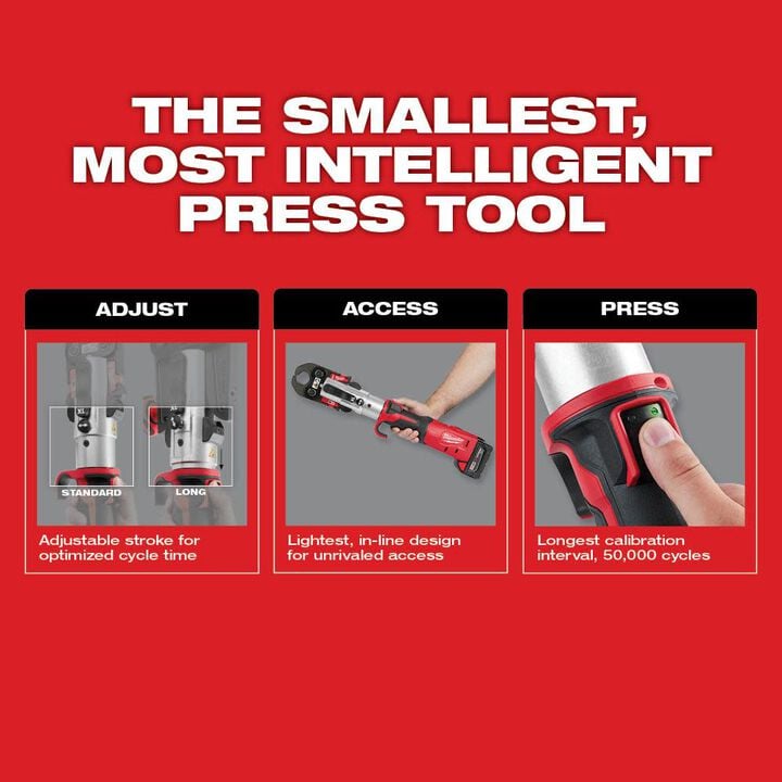 Milwaukee M18 FORCE LOGIC Long Throw Press Tool Kit, large image number 6