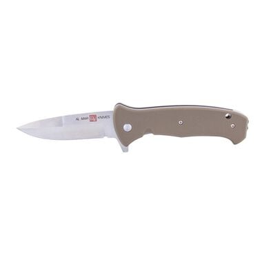 AL MAR Knives SERE 2020 3.6in Folding Knife, Tan