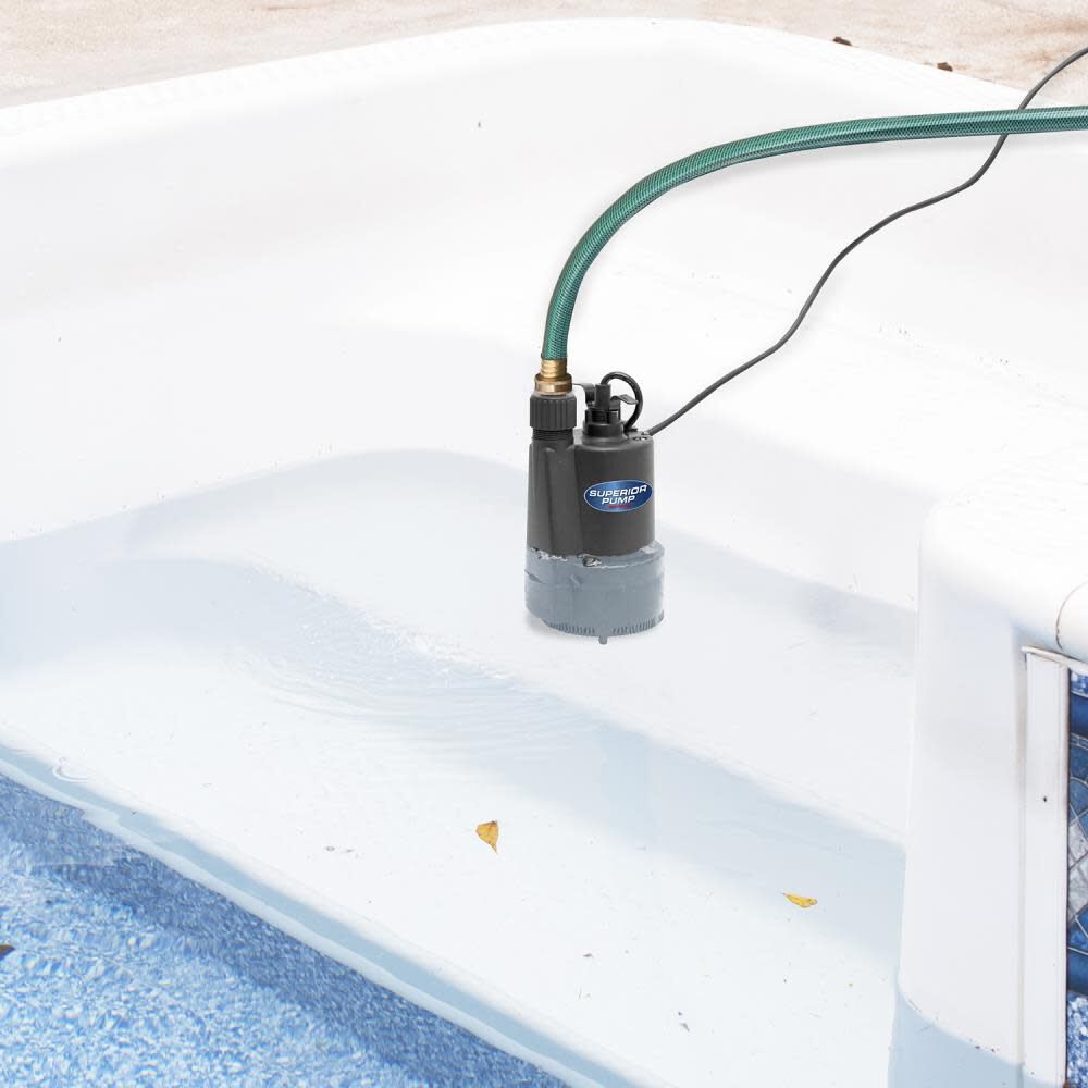 Superior Pump 1/3 HP Thermoplastic Utility Pump, large image number 9