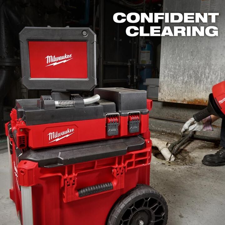 Milwaukee M12 75 Foot Drain Camera w/ PACKOUT Compatibility & PACKOUT Rolling Drawer Tool Box, large image number 6