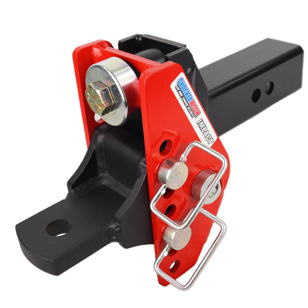 Shocker Hitch Impact 14K 2.5 Inch Cushion Hitch & Drawbar with 1 Inch Hole, large image number 1