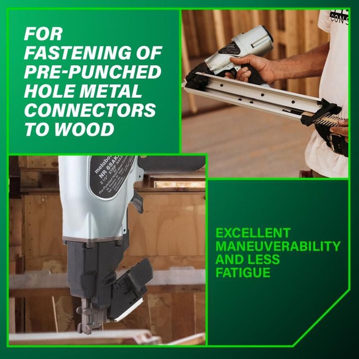 Metabo HPT 2-1/2 In. Strap-Tite Fastening System Strip Nailer, large image number 2