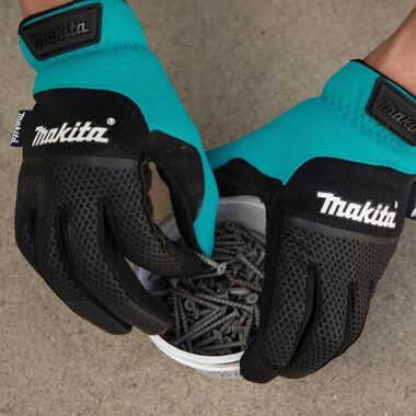 Makita Utility Work Gloves Open Cuff Flexible Protection XL, large image number 6