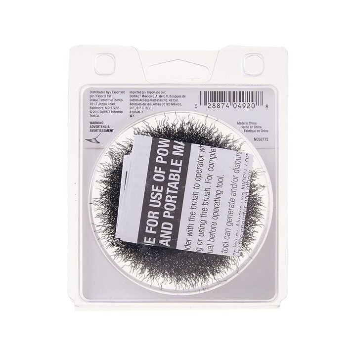 DEWALT 3-in x 5/8-in to 11-in Crimped Wire Cup Brush, large image number 6