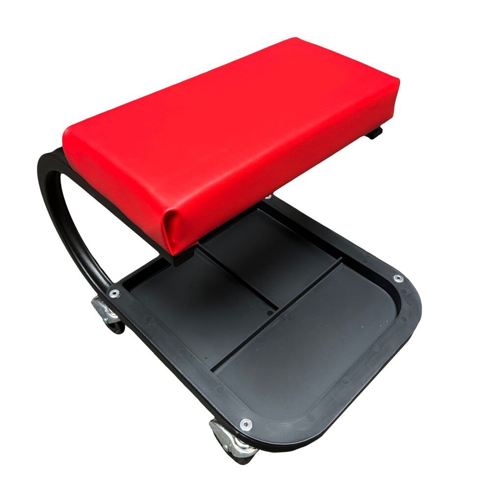 Whiteside Mfg 4 Wheel Steel Professional Mechanics Seat With Steel Tray, large image number 1