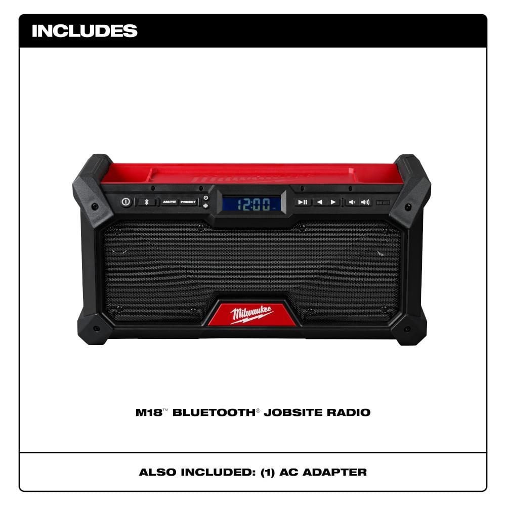 Milwaukee M18 Bluetooth Jobsite Radio Bare Tool, large image number 2