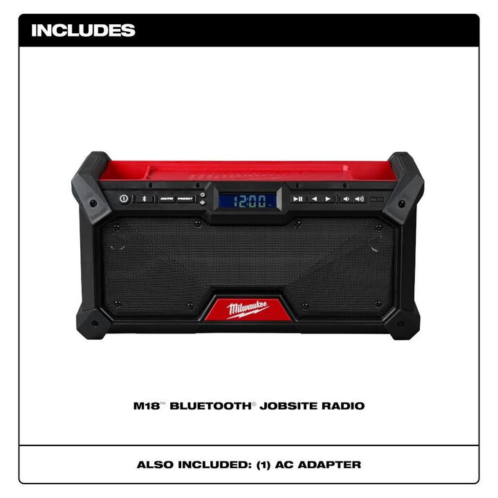 Milwaukee M18 Bluetooth Jobsite Radio Bare Tool, large image number 1