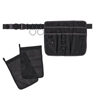 Ergodyne Arsenal 5715 Black Cleaning Apron Pouch with Pockets