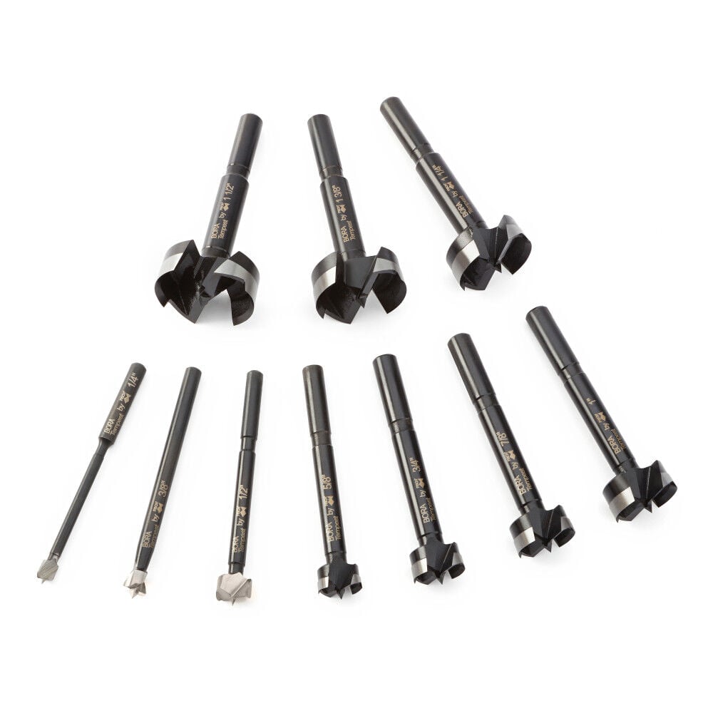 Набор бит Bora Portamate Tempest Forstner с деревянной коробкой 10шт 17590₽